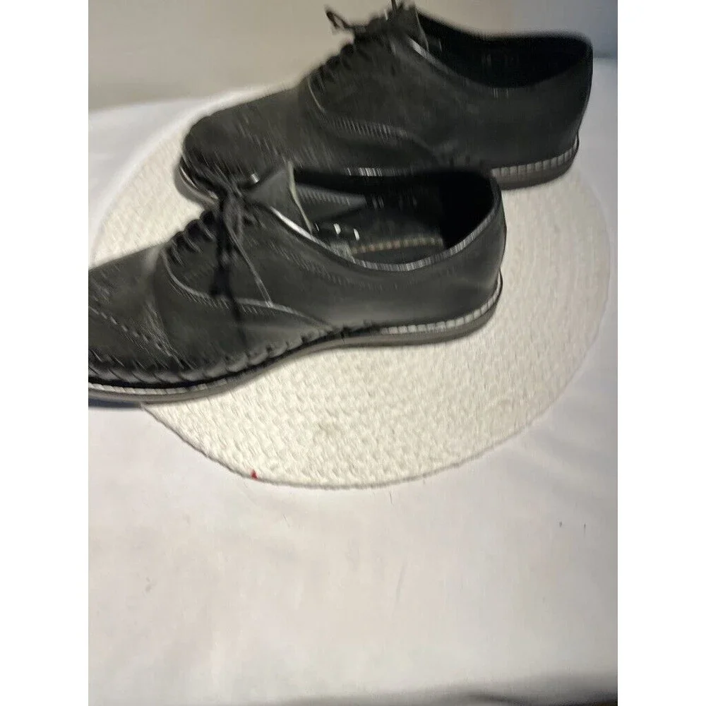 MESTIZO ARTESANIAS MEXICAN HANDMADE MENS LEATHER WEAVE OXFORDS LACE UP SIZE 9